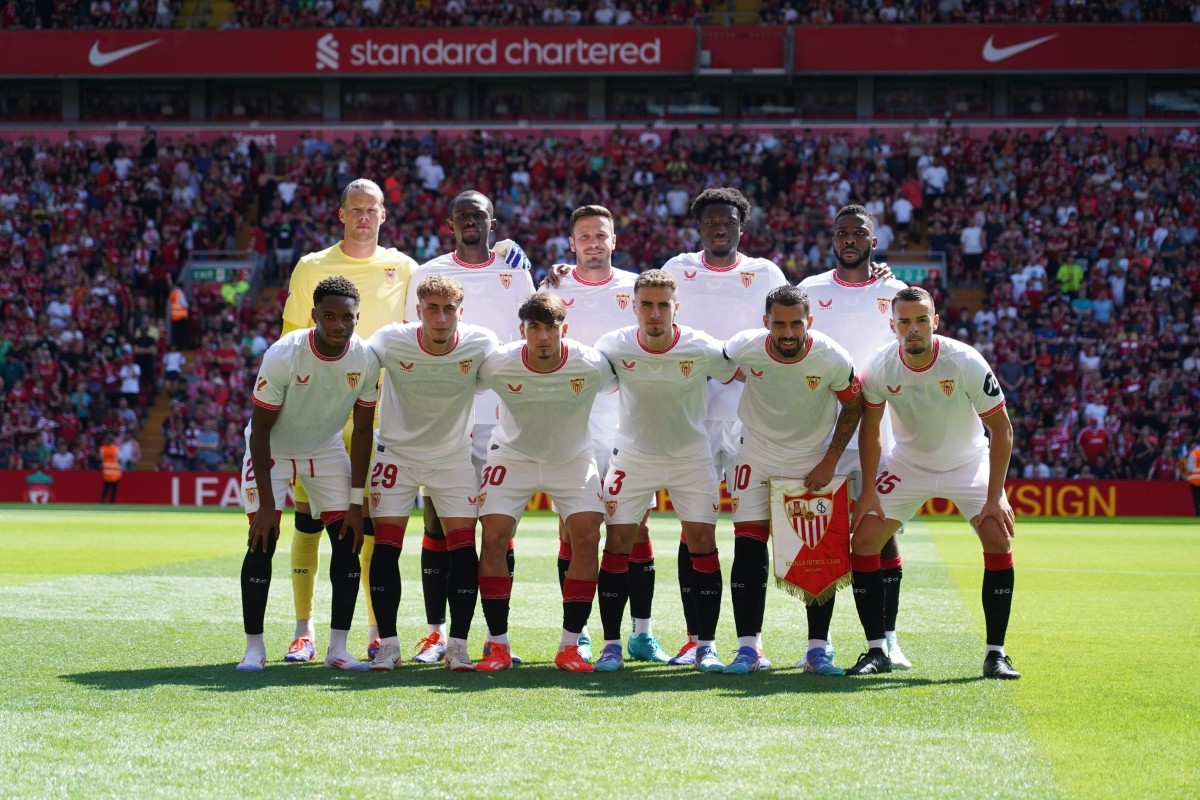 Alineación del Sevilla y ficha técnica del Liverpool 4 - 1 Sevilla