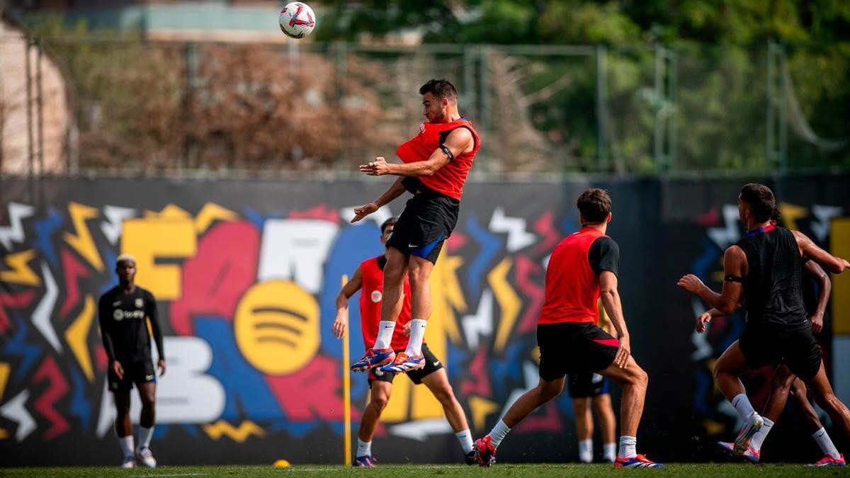 Baja inesperada en el entrenamiento del Barcelona