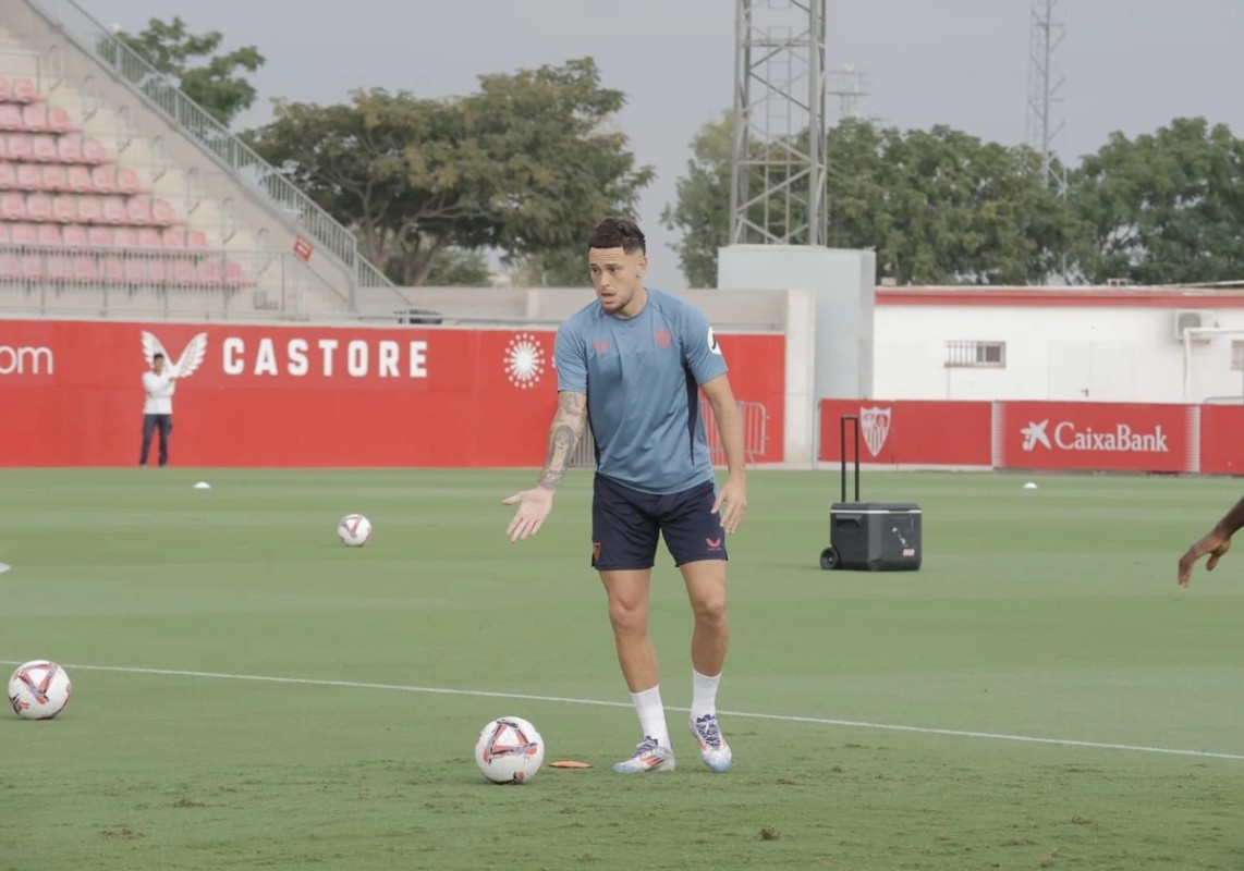 Baja importante en el entrenamiento del Sevilla