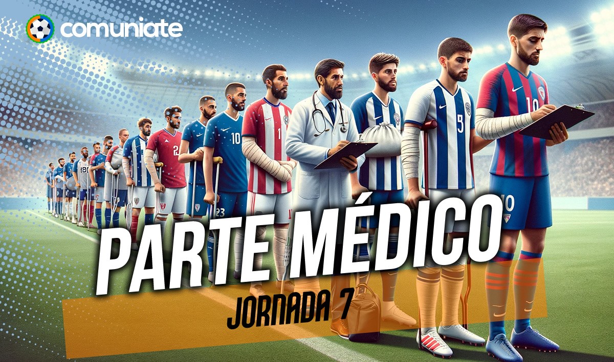 Parte Médico en Clave Fantasy: Lesionados y Recuperados para la Jornada 7