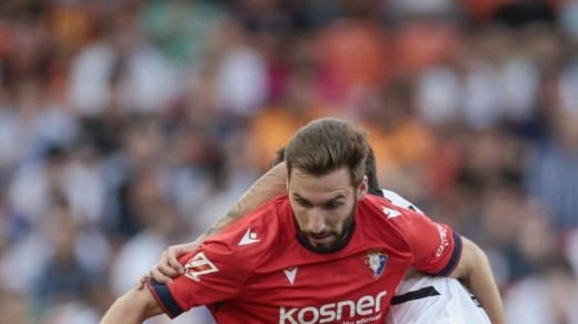 Baja importante en Osasuna para enfrentarse al Barcelona