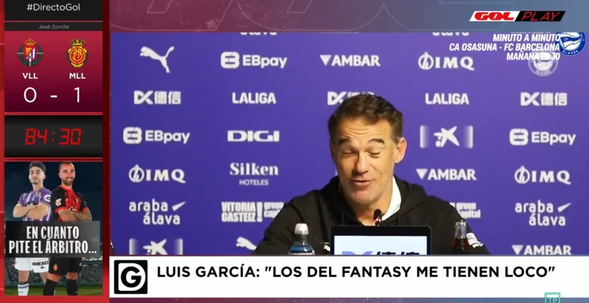 Luis García Plaza se harta del Fantasy y Pedri se tiene a él mismo