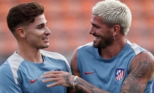 Bajas muy importantes en el entrenamiento del Atlético de Madrid