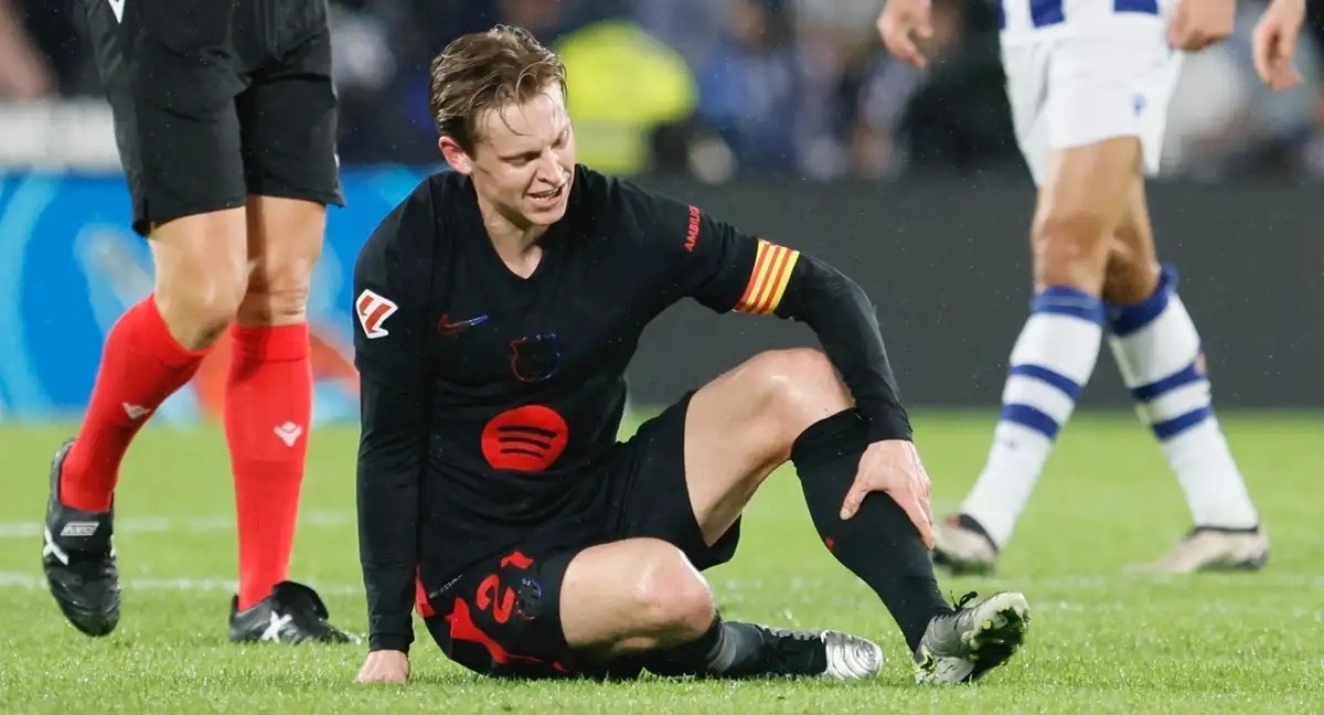 Latest update on the status of Frenkie de Jong