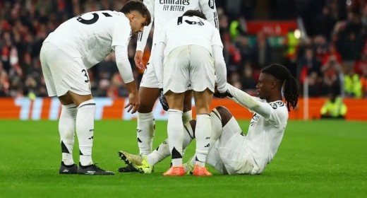 Camavinga injured in Liverpool