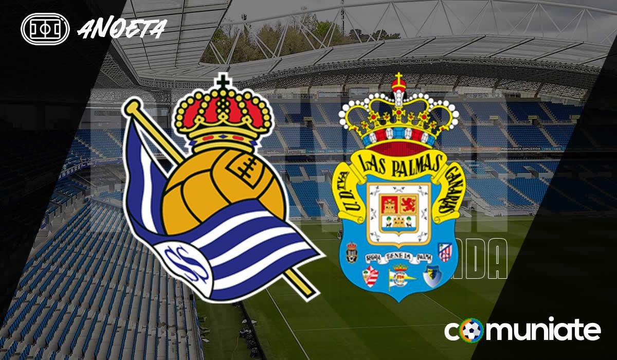 Previa, alineaciones probables y consejos fantasy del Real Sociedad - Las Palmas. Jornada 17 de LaLiga.