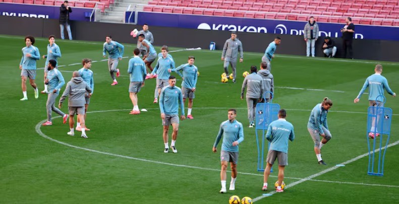 Último ensayo de Simeone antes de recibir a Osasuna