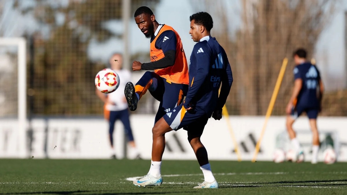 Valverde, Bellingham, Mbappé y Camavinga no entrenan con el grupo en la sesión del martes