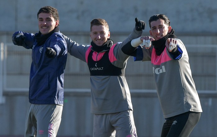 Jorge De Frutos no completa el entrenamiento de esta miércoles