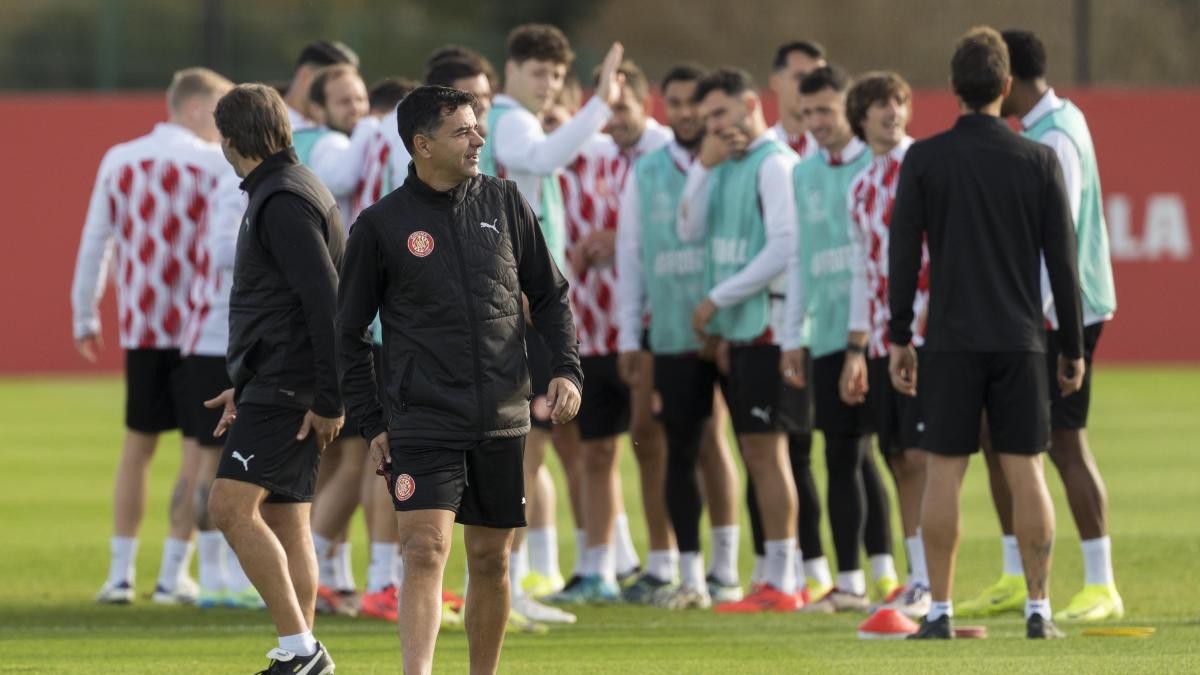 Míchel gestiona las cargas de Van de Beek, Herrera, Romeu, Asprilla, Tsygankov e Iván Martín pensando en el partido ante la UD Las Palmas