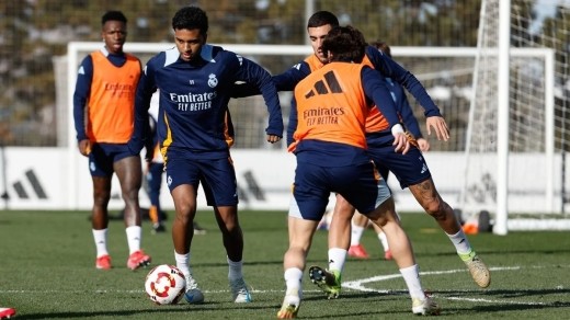 Mbappé, Bellingham y Courtois se ejercitan al margen del grupo