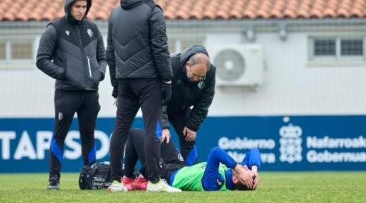 ¡Susto en el entrenamiento de Osasuna! ¡Posible baja ante el Mallorca!