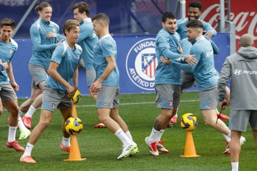 Nueva baja en el entrenamiento del Atlético