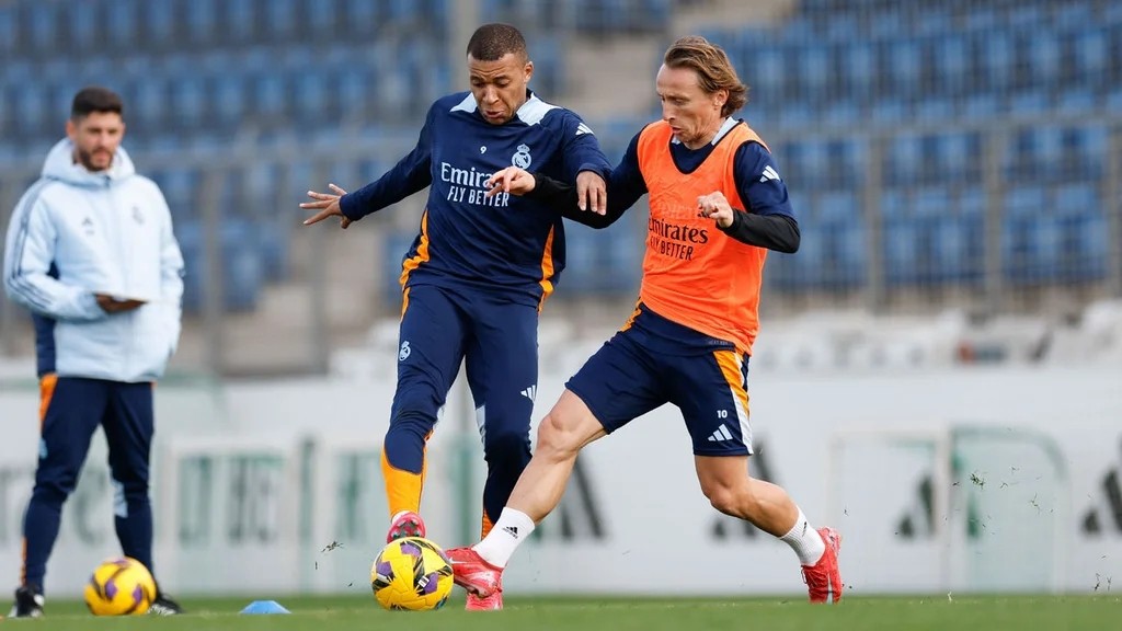 Fede Valverde sigue sin entrenar con el grupo y última hora de Mbappé y Courtois