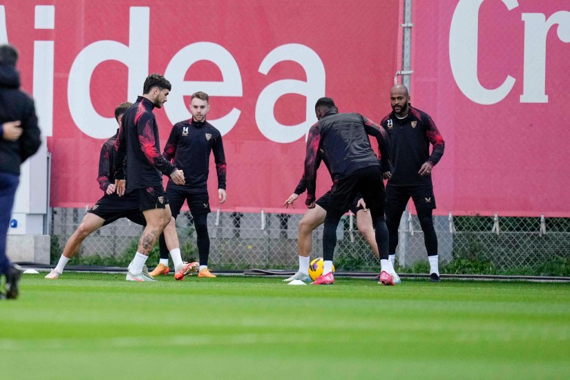 Baja importante en el entrenamiento del Sevilla y última hora de Gudelj