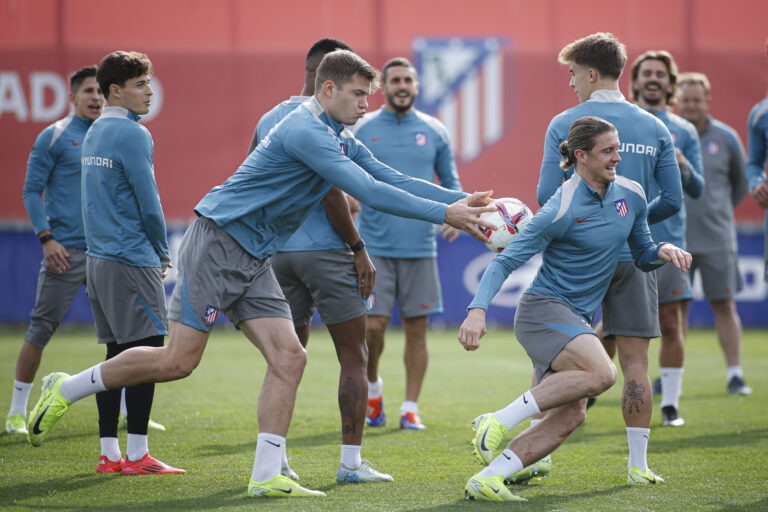 Último ensayo de Simeone antes de enfrentarse al Getafe