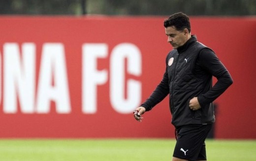 Baja importante en el entrenamiento del Girona