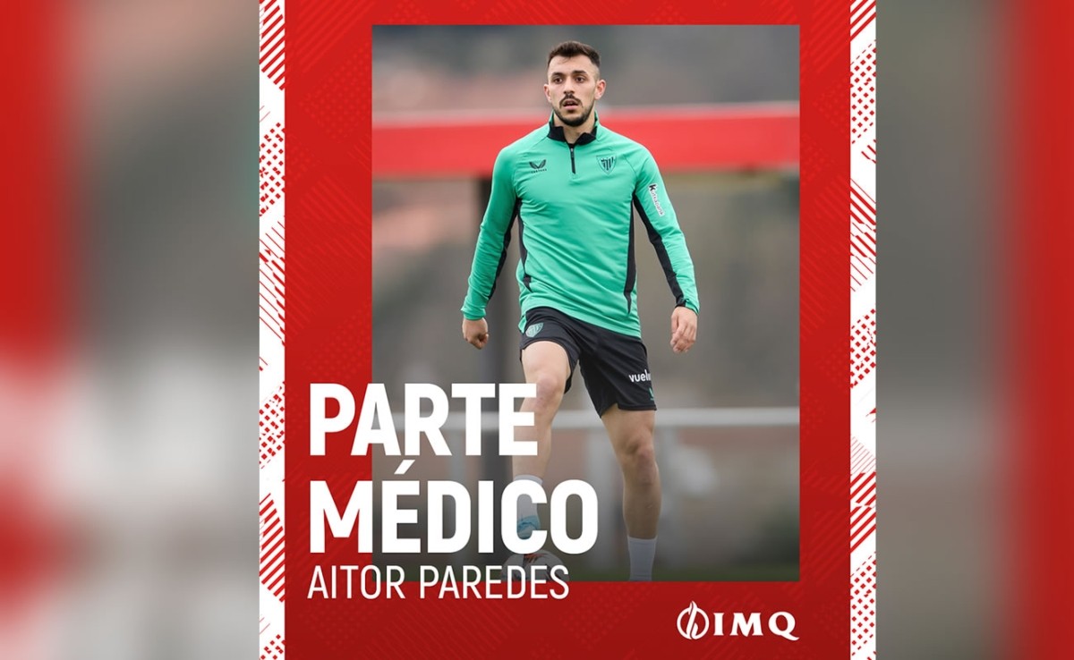 Aitor Paredes: parte médico oficial y tiempo estimado de baja